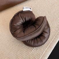 Sponge Sleep Elastic Ponytail Holder Hair Scrunchies For Women Hair Accessories Girls Soft Solid Satin Filled Cotton Big Bands black
