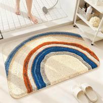 Imitation cashmere bathroom floor mat toilet toilet toilet door  absorbent foot mat household  carpet 60x90cm23.6x35.4in
