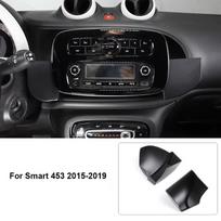 Automobilio centrinės konsolės organizatoriaus dėžutė Mercedes Smart 453 Fortwo Forfour 2015-2019 Sandėliavimo dėžutė Konteinerio dėklas Priedai B black