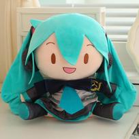 30cm Animacinis Hatsune Miku pliušinis žaislas Naujas lankelis Miku Specialus Sakura Hatsune Miku pliušiniai žaislai Mieganti lėlė Minkštos dovanos Mergaitei 30cm