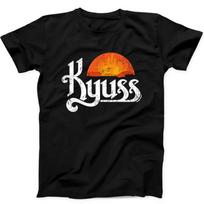 Kyuss Rock Metal Stoner Sūnūs Retro Muzikos Dovana Juodi Marškinėliai T-shirt 446 5XL black