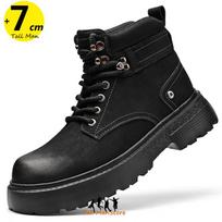 Batai Stori Vyriški Pakylantys Batai Aukštį Didinantis Vidpadis 7cm Pakėlimas Dideli Dydžiai 38-46 46 black