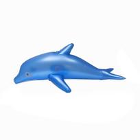 Toys Inflatable Monkey Balloon Swimming Pool Toys Float Water Toys Inflatable Tropical Palm Tree Blue Dolphin blue