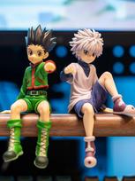 HUNTER action anime figure Collectibles figurine display pieces anime figurines Xmas gifts great for daily use gray