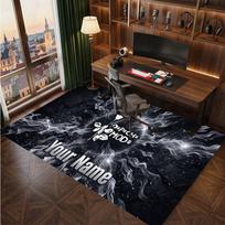 Depeche Mode Personalizuotas Krištolinio Velvūro Kilimas, Individualus Vardas Tekstas Minkštas Neslystantis Kilimas Svetainei Miegamajam 80cmx120cm