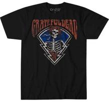 Grateful Dead Bertha Icon Skeleton Psychedelic Rock Music Band T Shirt 31564 XXXXL gray