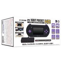 Columbus Circle compatible IPS Pocket HD Black Purple Super Famicom compatible console (SFC console) 16-bit & -