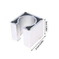 Nema23 57mm Stepper Motor Bracket, Heavy Metal Mount for CNC Router & Milling Workshop white