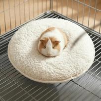 Warm Rabbit Nest Mat Round Small Pet Litter Mat Cage Mat Hamster Sleeping Bed  Indoor Use