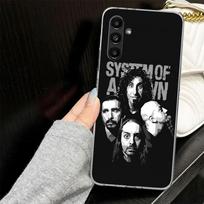 System Of A Down Case for Samsung A17 A16 A56 A36 A26 A15 A55 A35 A25 A14 A54 A34 A24 Phone Cover A13 A53 A33 A23 A05S A04S Samsung A03 black