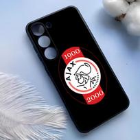 Madingas AFC A-Ajax logotipas telefono dėklas, skirtas Samsung S25 Ultra S24 S23 S22 S21 S20 Plus Fe Galaxy A54 A53 A34 A25, silikoninis dangtelis Samsung S23 FE