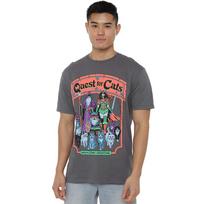 Steven Rhodes Quest For Cats Unisex T-Shirt S-4XL, Charcoal XL gray