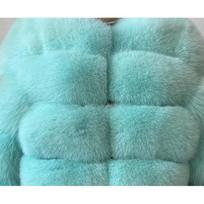 XS-4XL audinės paltai rudens žiemos pūkuotas dirbtinio kailio moteriškas Elegantiškas storas šiltas dirbtinio kailio striukes Moteriškos viršutinės plius dydis XXXXL blue