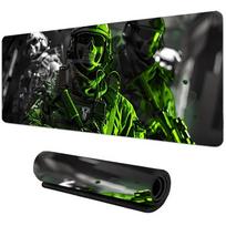 Large Grim Reaper Gaming Mouse Pad Hooded Skull Sniper Stealth Design NonSlip Rubber Base Desk Mat For Horror Esports Office Pc 800x300x2mm black