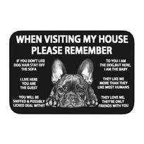 Staffordshire Bull Terrier Doormat Non-Slip Kitchen Bath Mat Bedroom Balcony Floor Door Entrance Carpet Rug Foot Rugs for Home 30X50CM
