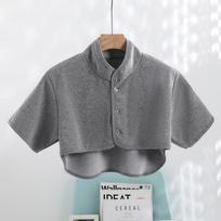 Unisex pečių ir kaklo šildytuvas miegui: Jaukus rudens/žiemos šalis nėščiosioms, apsauga nuo šalčio vidutinio amžiaus žmonėms ir senjorams XL (60-70 kg) gray