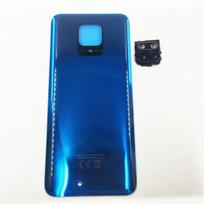 For Xiaomi Redmi Note 9S / Note 9 Pro 64MP Battery Back Cover Glass Panel Rear  Housing Case Repair Parts+Camera Lens Blue With Lens