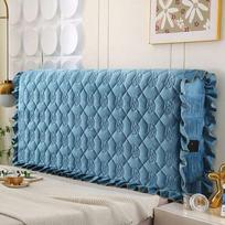 Aksominis galvūgalio užvalkalas: Kūdikio, Minkštas, Paminkštintas, Modernus, Storas Anti-Susidūrimo Apsauginis Dangtis Nuo Dulkių 1.6m Headboard Cover Height 70cm