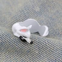 Cute Fox Tail Ring For Women Little Finger Red Fox Design Creative Animal Jewelry Hot-Selling white