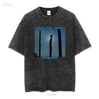 Retas Tangerine Dream Ricochet Juodas Visų Dydžių Marškinėliai vintage Skalbtas Unisex gatvės stiliaus Patogus vyriškas Laisvalaikio Tampri L gray