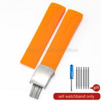 Vandeniui atsparus patvarus silikoninis laikrodžio dirželis Tissot 1853 T-Touch serijos T013 T081 T091 laikrodžiui, 20 21 mm, juodas mėlynas 21mm orange