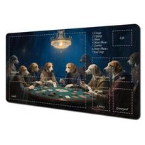 Magic Playmat card gaming mat with zones Frog warrior pattern mtg playmat rubber antislip Desk Mat gamer keypad mousepad 800x300x2mm