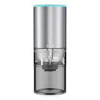 Portable Electric Coffee Grinder Lightweight USB Coffee Grinder Bean Pulverizer for Easy Use at Home or Traveling A gray