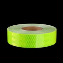 Custom European Standard Car Body Reflective Tape Strips - PET Reflective Film 5cm x 10m fluorescencinė žalia spalva