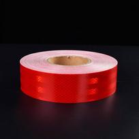 Custom European Standard Car Body Reflective Tape Strips - PET Reflective Film 5cm x 10m raudona