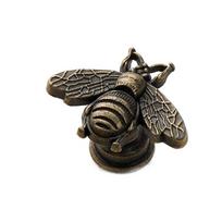 Creativity Single Hole Antique Cabinet Knob Zinc Alloy Vintage Door Pull Handles Honeybee Animal Drawer Knobs Wardrobe