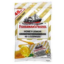 Fisherman'S Friend, Menthol Cough Suppressant Lozenges, Sugar Free, Honey Lemon Flavor, 40 Lozenges