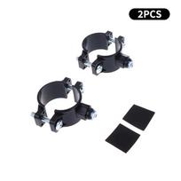 Adjustable 38-58MM Water Pipe Hose Clamp 1/4  OD Quick Connect Clip For Reverse Osmosis Aquarium Drainage Pipe (Black,1Pc) juoda