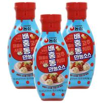Nongshim BaeHongDong All-Around Bibim Sauce, Sweet Spicy Cold Noodle & Dipping Dressing, 300g x 3 Packs