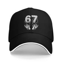 Šeši Septyni 6 7 Memas Jaunystė Juokinga 67 Rankos Memas 6 7 Atsitiktinė Beisbolo Kepuraitė Lauko Sporto Salė Hip Hop Kepurės Vasaros Vyriškos Gatvės Beisbolo Kepurės As Picture black