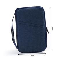 Waterproof Passport Holder Cover Case Multi-Function Passport Protective Cover Zipper Document Case Travel Wallet Accessories