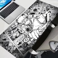 Mouse Pad Laptop Gaming Desk Mat Black And White Manga Mousepad Anime Office Computer Naruto Uzumaki Carpet Gamer Keyboard Pad 800x300x2mm