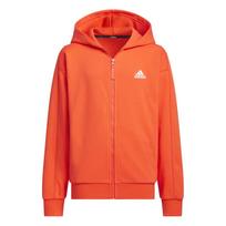 Adidas Warding Pack Loose Fit French Terry Full Zip Hoodie for Kids KPX95 Bright Red (JP4922) orange