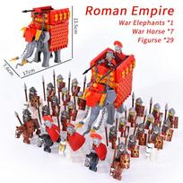 Viduramžiai Romos imperija Spartos kryžiuočiai Mini viduramžių kareivio figūrėlės Modeliai Statybinės kaladėlės Plytos Žaislai Dovana vaikams