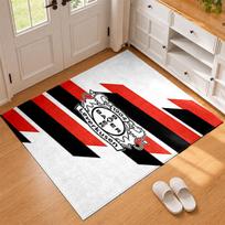 Bayer Leverkusen Carpet Door Mat for Living Room or Bedroom Protective Mat Under Chair Office Decoration Christmas Gift Birthday Present 50cmx80cm red