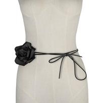 Fashion Retro Artistic Rose Flower Rope Belts Decorative DIY Woven Waistband Strap Waist Bands For Women Lady Girl
