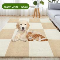 Pet Anti-Freeze Non-Slip Waterproof Mat for Dogs & Cats 30x30cm / 4pcs beige