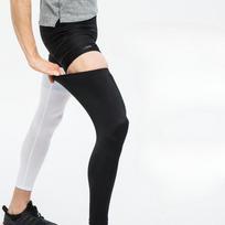 Labai elastingi apsauginiai blauzdų apsaugai bėgimui, krepšiniui, dviračių sportui, sportui, fitnesui, raumenų patempimų prevencijai white
