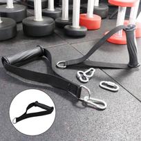 Heavy Duty Exercise Handles, Premium Hand Grips Attachment for Pulley Pulldown System and gray