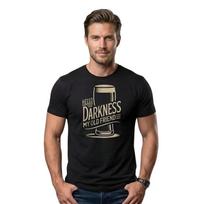 Beer Lover T Shirt Hello Darkness My Old Friend Stout Unisexs Top Vintage Unisex Graphic Comfortable Stylish Versatile 3XL black
