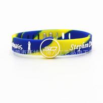 Adjustable NBA Silicone Wristband: Kobe, Curry, James, Durant yellow