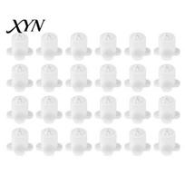 Hummingbird Feeder Insect Guard 24/48Pcs Bee Guards for Feeders, Nectar Tips Feeders Set Flower Ports, Replacement Parts Maintenance Tool 24PCS white