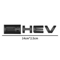 3D ABS raidės emblema Automobilio eHEV logotipas Lipdukas Automobilio galinis buferis bagažinės ženklelis Lipdukai Crider Sport e:HEV Priedai gray