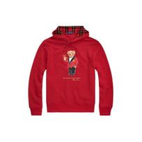 Polo Ralph Lauren SS24 Raidės Lokio Spaudinys Laisvalaikio Hoodis Vyriški hoodies Raudonas MNPOKNI16823377-600 M brown