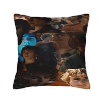 Pillow Case Walker Scobells Comfy  Pillow Cover For Wedding Party Home Decor Fashion Pillowcases 12x12Inch brown