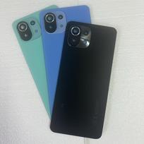 Kokybiškas galinis baterijos dangtelis Xiaomi 11 Lite 4G galiniam dangteliui Mi 11 Lite 5G kietas baterijos dėklas galinis korpuso dangtelis pakeitimui Blue 5G blue